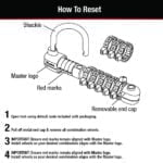 Master Lock Word Combination Lock, Set Your Own Word Combination Lock for Gym and School L - Image 5