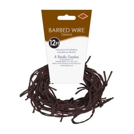 Beistle Rusty Barbed Wire Garland - Image 4