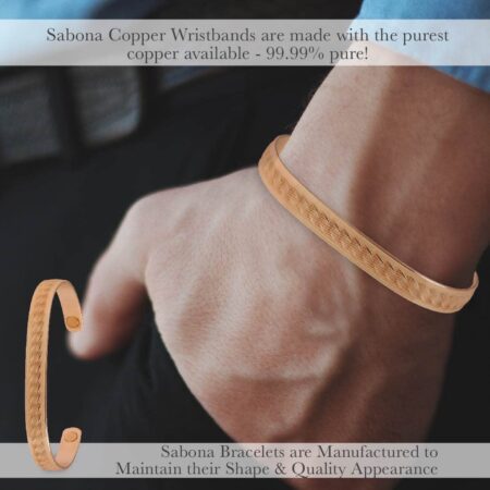 Sabona Copper Rope Magnetic Wristband, Copper Wristband, Large, 6.5? - Image 6