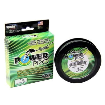 Power Pro Spectra Fiber Braided Fishing Line, Moss Green, 150YD/65LB