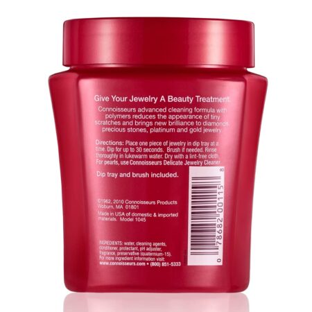 CONNOISSEURS Fine Jewelry Cleaner Solution for Gold, Platinum, Diamonds & Precious Gemston - Image 6