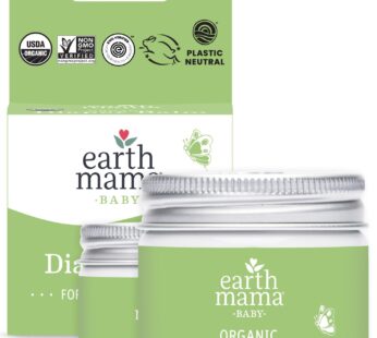 Earth Mama Organic Diaper Balm 2-Ounce | Diaper Cream for Baby | EWG Verified, Petroleum &