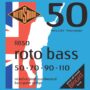 Rotosound RB50 Nickel (Unsilked) Bass Guitar Strings (50 70 90 110)