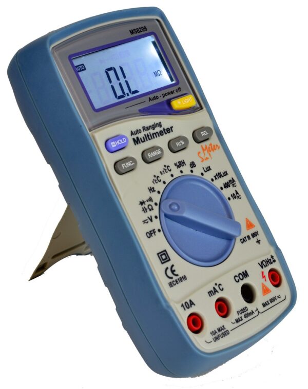 Mastech 5-in-1 multimeter Lux, Sound Level, Humidity,Temperature,True RMS MS8209 - Image 2