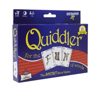 Quiddler ? Card Game ? Make Short Words With Cards to Win ? For Family Game Nights ? Ages