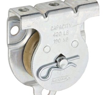 National Hardware N233-247 3219BC Wall/Ceiling Mount Single Pulleys in Zinc, 1-1/2 in.