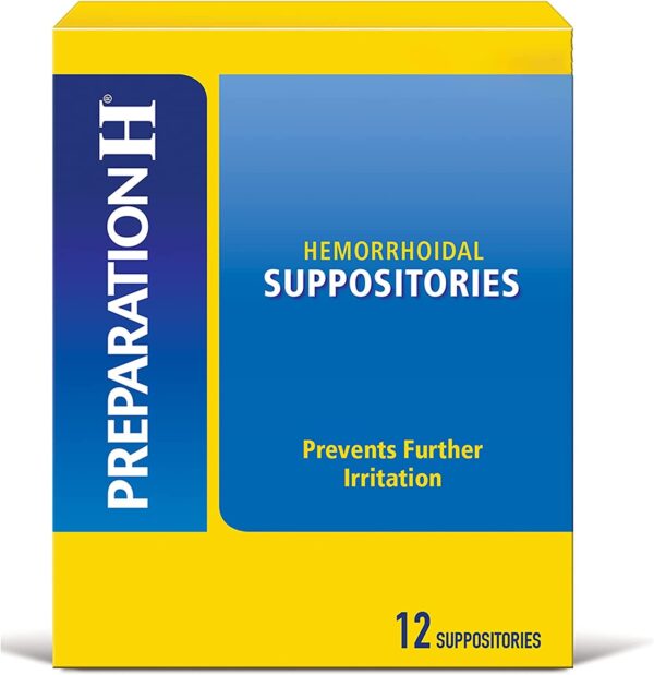Preparation H Suppositories 12