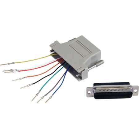 StarTech.com DB25 to RJ45 Modular Adapter - M/F - Serial adapter - DB-25 (M) to RJ-45 (F)