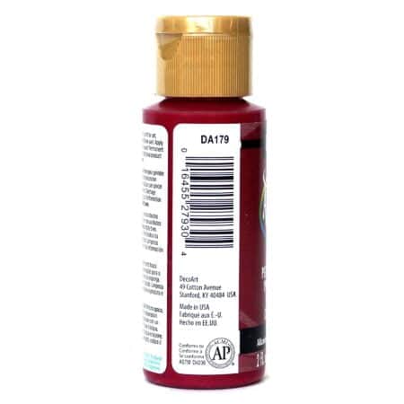 DecoArt Americana Acrylic Paint, 2-Ounce, Alizarin Crimson - Image 2