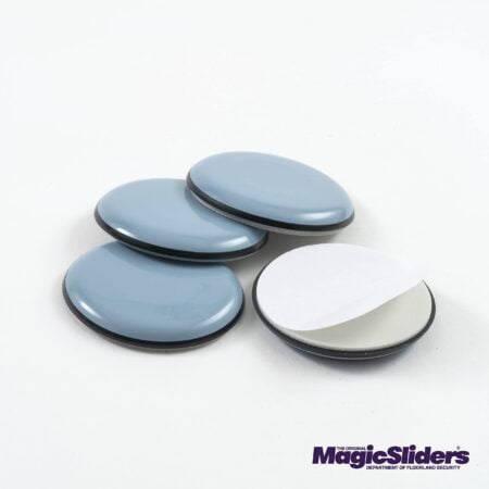 Magic Sliders 4038 Series 1-1/2" Sliding Disc, Gray, Pack of 4,Grey - Image 2