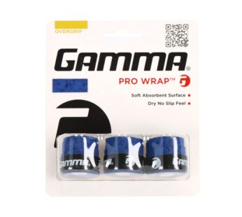 GAMMA Tennis Pro Wrap Overgrip, Blue, Optimal Comfort and Durability, Moisture Absorption,