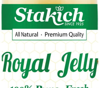 Stakich Fresh Royal Jelly – Pure, All Natural – No Additives/Flavors/Preservatives Added –