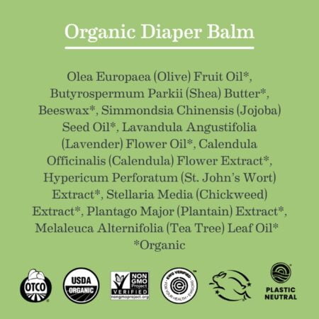 Earth Mama Organic Diaper Balm 2-Ounce | Diaper Cream for Baby | EWG Verified, Petroleum & - Image 6