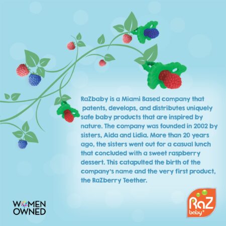RaZbaby RaZberry Silicone Baby Teether Toy - Berrybumps Soothe Babies Sore Gums - Hands Fr - Image 7