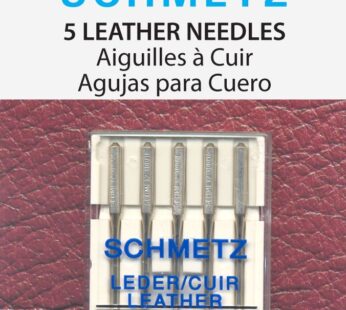 SCHMETZ Leather Machine Needles, Size 16/100 5/Pkg