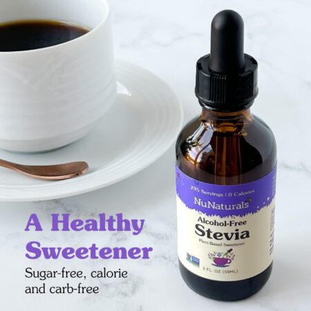 NuNaturals Liquid Stevia, Sugar-Free Sweetener, Plant-Based Sugar Substitute, Zero Calorie - Image 6