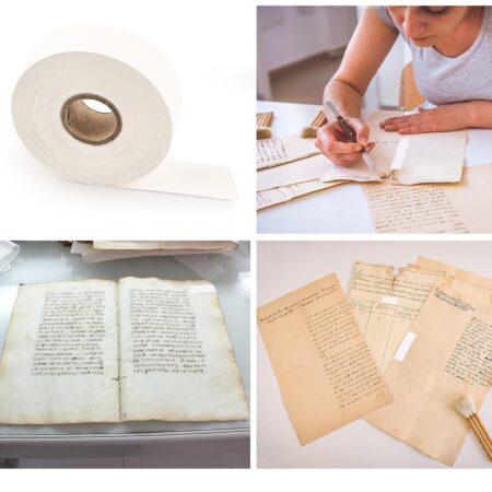 Lineco, Archival Water Activated Paper Hinging Tape, Acid-Free with Neutral pH, for Hingin - Image 6