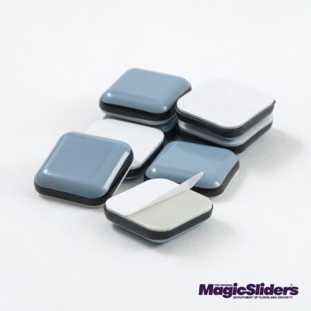 Magic Sliders 8024 Series 8PK 15/16" SQ Slider, 1, Grey - Image 3