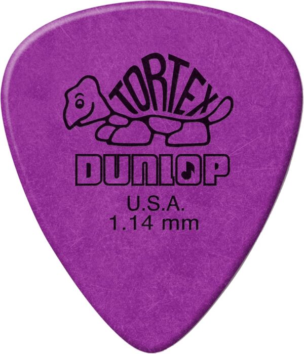 Jim Dunlop Standard 1.14mm Purple Guitar Pick, 12 Pack - Image 3