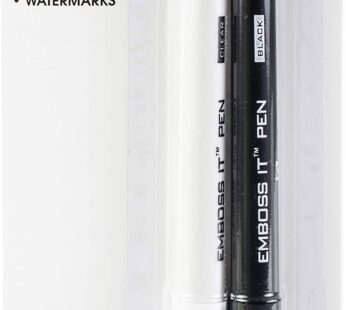 Ranger EMP20653 Inkssentials Embossing Pens, 2-Pack, Black and Clear