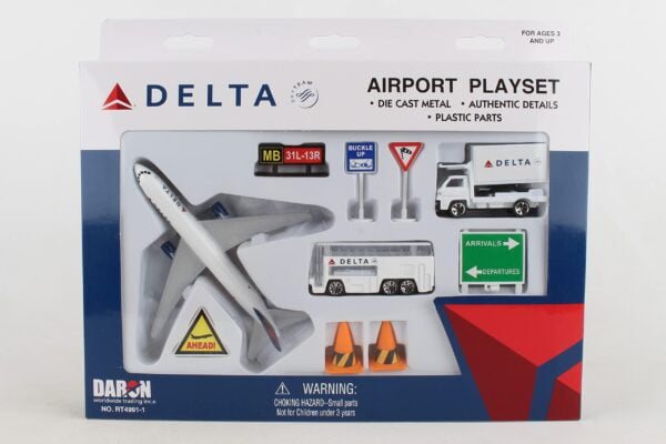 Delta Airlines 12 Piece Playset (Color of the content may Vary) - Image 3