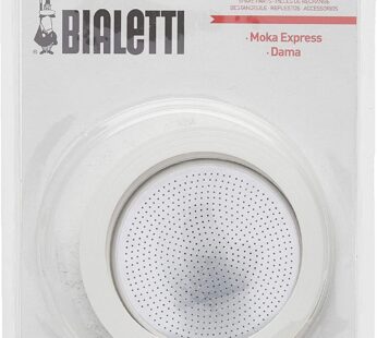 Bialetti Replacement Gaskets and Filter For 9 Cup Stovetop Espresso Coffee Makers