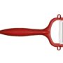 Kyocera Advanced Ceramic Horizontal Y Peeler, Red