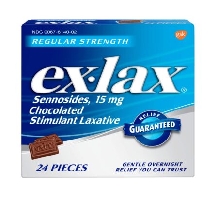ex-lax Regular Strength Chocolated Stimulant Laxative Constipation Relief Pills for Occasi