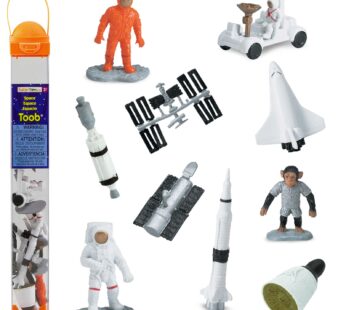 Safari Ltd Space TOOB With 10 Out Of-This-World Toy Figurines, Including 2 Astronauts, 1 S