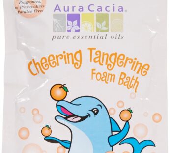 Aura Cacia Aromatherapy Foam Bath for Kids – Cheering – 2.5 oz