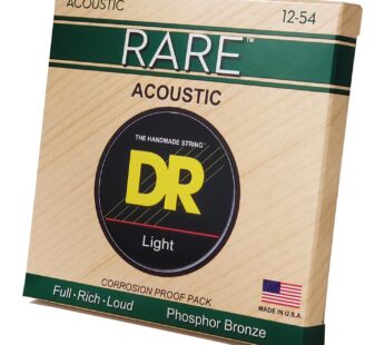 DR Strings Rare – Phosphor Bronze AcousticHex Core 12-54