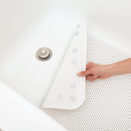 Duck Brand Softex Bath Mat for Tubs, Machine Washable, 17 x 36 Inches, White, Skid Resista - Image 7
