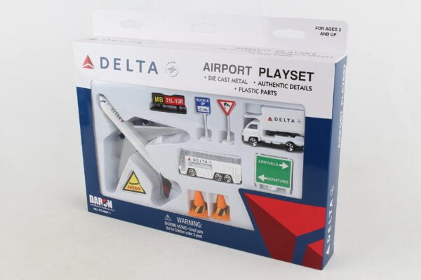 Delta Airlines 12 Piece Playset (Color of the content may Vary) - Image 4