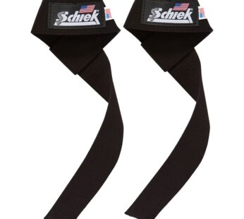 Schiek Sports Model 1000-BLS2 Extra-Wide 20″ Basic Lifting Straps – Black