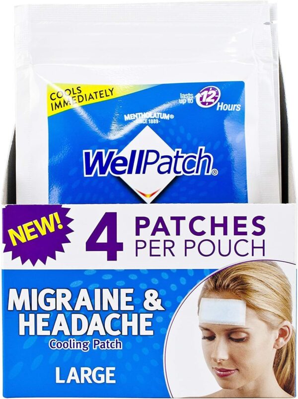 WellPatch Migraine Cooling Headache Pads-4ct - Image 3