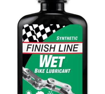 Finish Line WET Bicycle Chain Lube 2oz Drip Squeeze Bottle