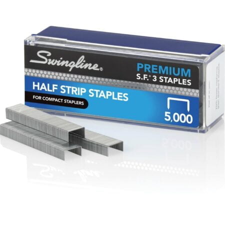 Swingline Staples, S.F. 3, Premium for Desktop Staplers, 1/4" Length, 105/Strip, 5000/Box, - Image 6