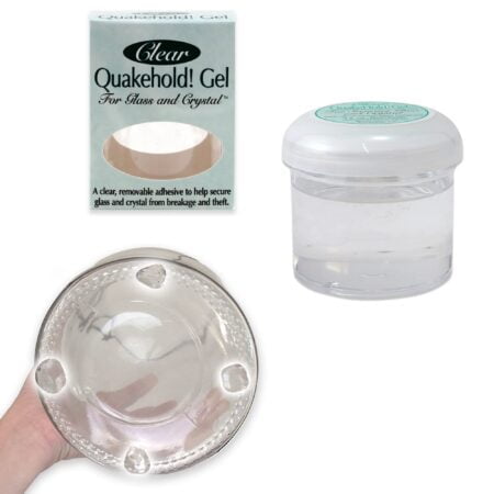 Quakehold! 22111 Gel for Glass and Crystal, Clear, 4oz