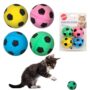 SPOT Sponge Soccer Ball Cat Toys - Interactive and Colorful Plush Toy, Fun for Cats and Ki
