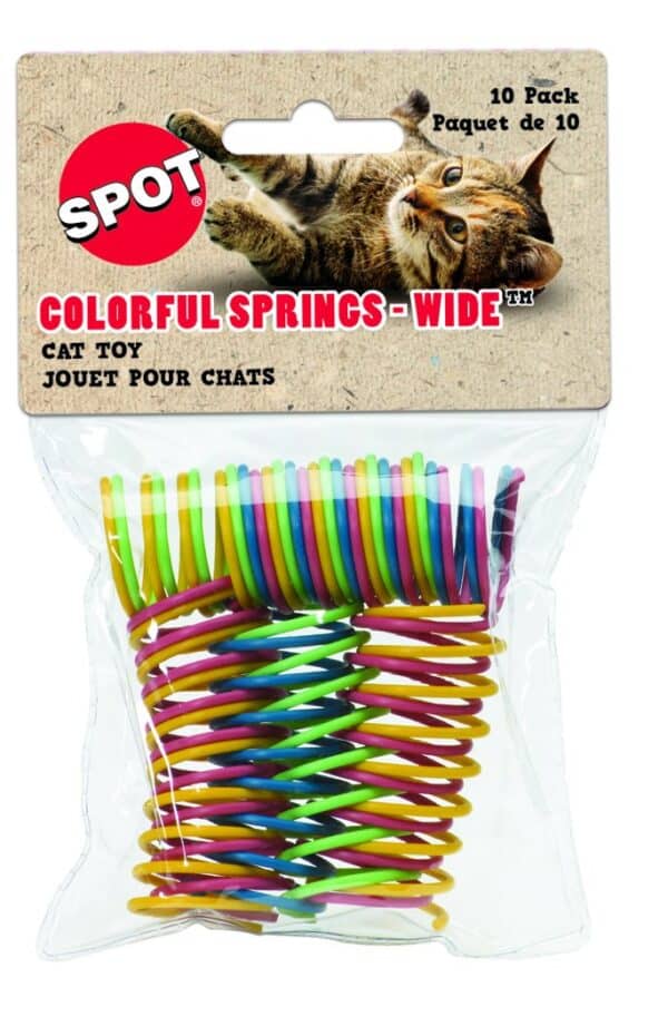 SPOT Ethical Products Ethical Wide Colorful Springs Cat Toy - Image 2