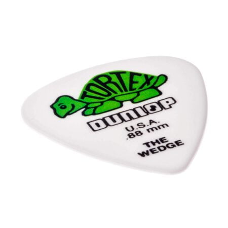 JIM DUNLOP 424P.88 Wedge, White/Green, .88mm, 12/Player's Pack - Image 3