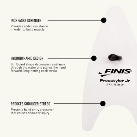 FINIS Freestyler Paddles Jr White, Junior - Image 4