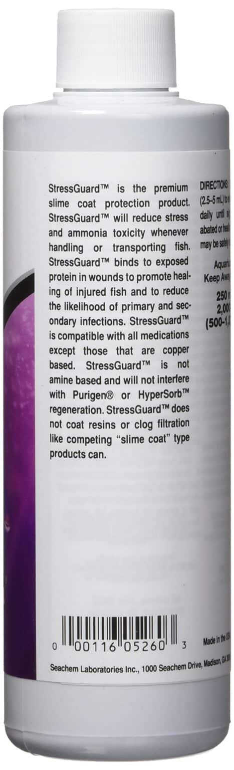 Seachem StressGuard Slime Coat Protection - Stress and Toxic Ammonia Reducer 250 ml - Image 2