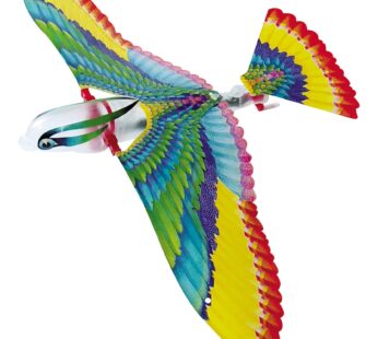 Schylling Tim Bird Flying Toy – Rubberband-Powered Mechanical Bird that Really Flies – Win