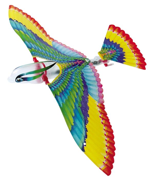 Schylling Tim Bird Flying Toy - Rubberband-Powered Mechanical Bird that Really Flies - Win