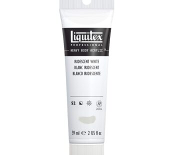 Liquitex Professional Heavy Body Acrylic Paint, 2-oz (59ml) Tube, Iridescent White