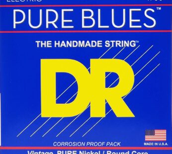 DR Strings Pure Blues Pure Nickel Wrap Round Core 11-50