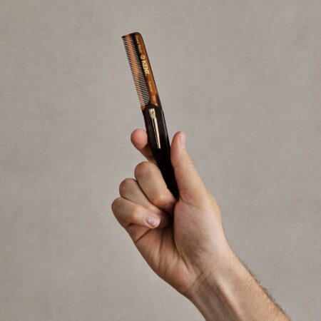 Kent 20T Handmade Folding Pocket Comb for Men, Fine Tooth Hair Comb Straightener for Every - Image 7