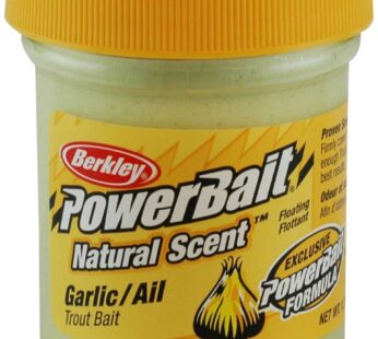 Berkley PowerBait Natural Scent Trout Bait, Garlic, 1.75 oz