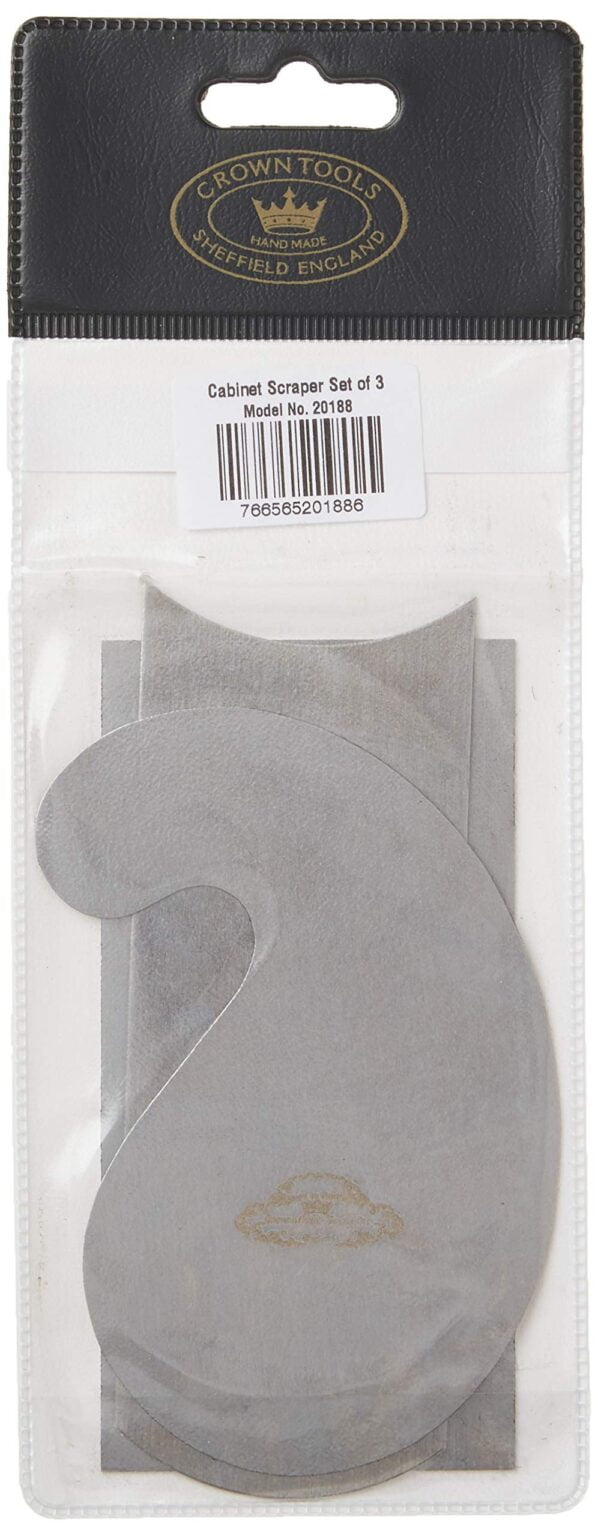 Crown AMT-20188 CRO-20188 376 2-1/2 x 5 Cabinet Scraper (Gooseneck, Rectangular & Curved) - Image 4